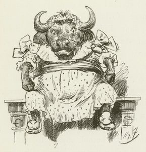 Ilustrace pro Sylvie a Bruna od Lewise Carrolla od Harry Furniss