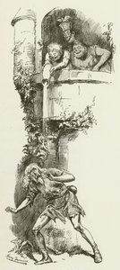 Ilustrace pro Sylvie a Bruna od Lewise Carrolla od Harry Furniss