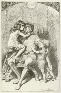 Ilustrace pro Sylvie a Bruna od Lewise Carrolla od Harry Furniss