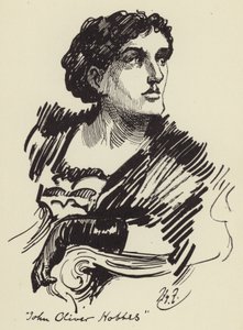John Oliver Hobbes od Harry Furniss