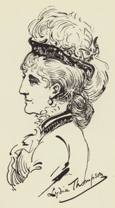 Lydia Thompsonová od Harry Furniss