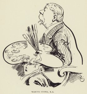 Marcus Stone, RA od Harry Furniss