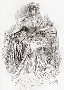 Slečna Havisham (rytina)