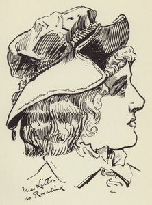 Slečna Littonová jako Rosalinda od Harry Furniss