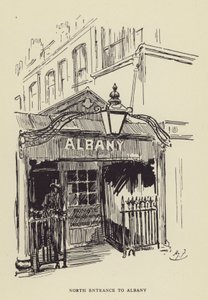 Severní vchod do Albany od Harry Furniss