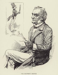 Sir Richard Mayne od Harry Furniss