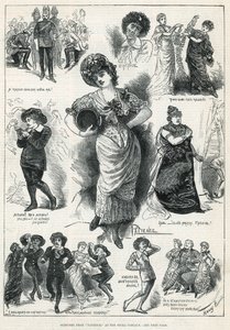 Sketches from Patience at the Opera Comique (rytina) od Harry Furniss