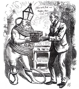 Levná cena plynu. od Harry Furniss