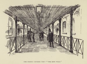 Slavná krytá cesta, The Rope Walk od Harry Furniss