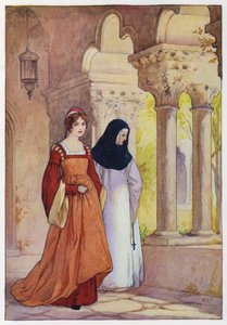 Ilustrace k Donu Quijotovi (barevná litografie) od Harry George Theaker