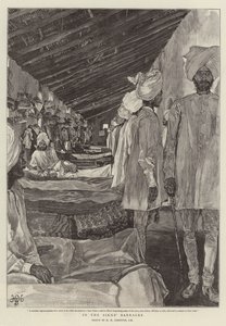 V kasárnách Sikhů od Harry Hamilton Johnston