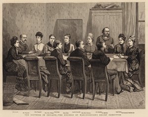 The Distress in Ireland, Pomocný výbor vévodkyně z Marlborough od Harry Hamilton Johnston