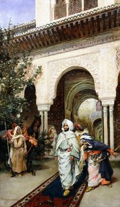 Odchod z Alhambry, 1887 od Harry Humphrey Moore