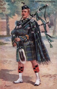 Gordon Highlanders, Piper (barva lito)
