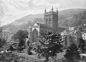 Převorský kostel, Great Malvern, c1896