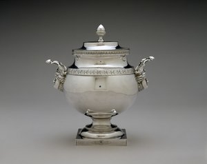 Cukřenka, c. 1810-1835 (stříbro) od Harvey Lewis