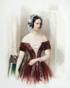 Velkokněžna Alexandra Nikolajevna Ruska, 1825-1844, c1840.