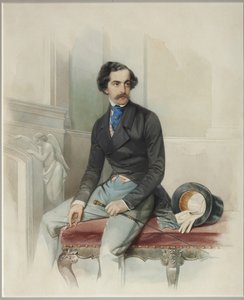 Portrét Alexey Arkadyevich Stolypin Mongo 1816-1858, 1845