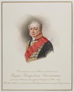 Portrét Fjodora Petroviče Opočinina 1779-1852, c. 1850
