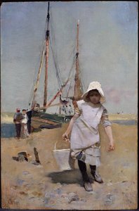 Dívka Breton Fisher