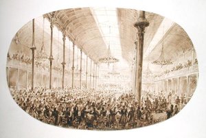 Banket, kolem roku 1865 od Hector Horeau