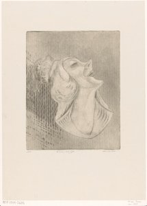 De sentimenteele joffer (původní název na objektu) Masker (původní název série na objektu) od Hein von Essen (signed by artist)