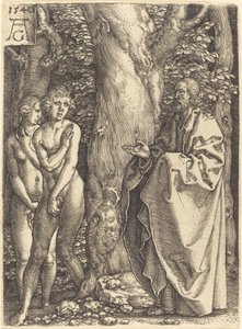 Adam a Eva se skrývají, 1540. od Heinrich Aldegrever