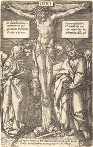 Kristus na kříži, 1553. od Heinrich Aldegrever