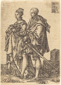 Taneční pár od Heinrich Aldegrever