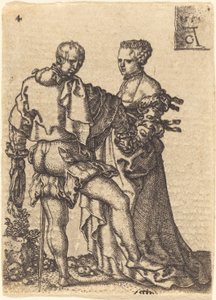 Taneční pár, 1551. od Heinrich Aldegrever