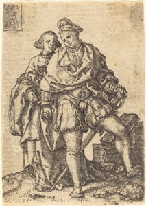 Taneční pár, 1551. od Heinrich Aldegrever