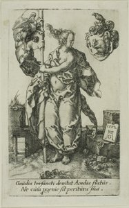 Pilnost, z Ctností od Heinrich Aldegrever