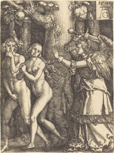 Vyhnání z ráje, 1540. od Heinrich Aldegrever