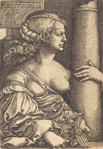 Fortitude, 1528. od Heinrich Aldegrever