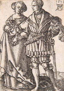 Ze série The Small Wedding Dancers, 1538. od Heinrich Aldegrever