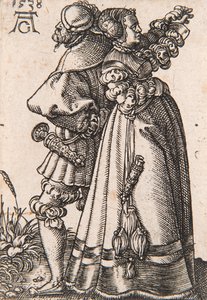 Ze série The Small Wedding Dancers, 1538. od Heinrich Aldegrever
