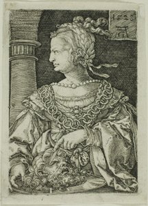 Judith s hlavou Holoferna od Heinrich Aldegrever