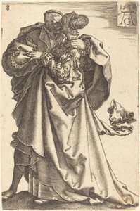 Velké svatební tanečnice od Heinrich Aldegrever