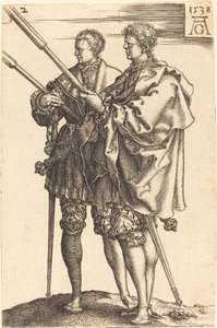 Velké svatební tanečnice od Heinrich Aldegrever