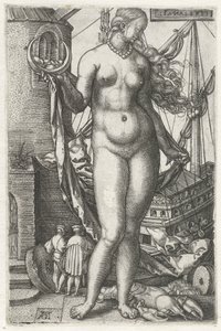 Luna (titul na předmětu) Diana Sedm planet (název série) od Heinrich Aldegrever