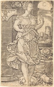Luna. od Heinrich Aldegrever