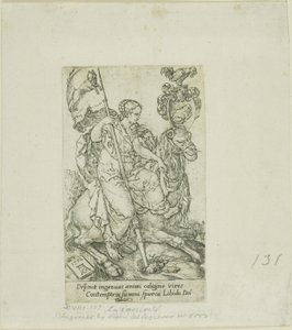 Chtíč z ctností a neřestí od Heinrich Aldegrever