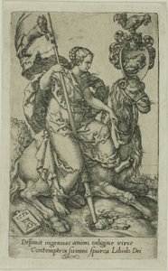 Chtíč od Neřestí od Heinrich Aldegrever