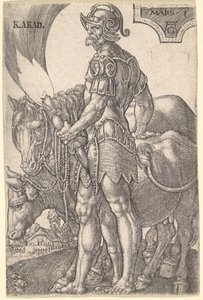 Mars, ze Sedmi planet, 1533. od Heinrich Aldegrever
