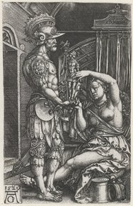 Médea dává obraz Jasonovi od Heinrich Aldegrever