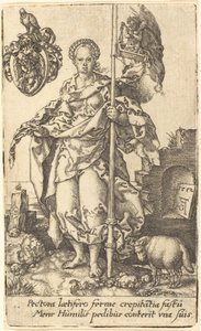 Skromnost, 1552. od Heinrich Aldegrever