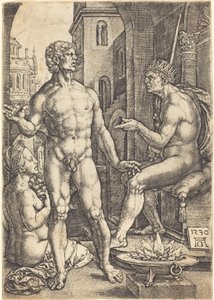 Mucius Scaevola od Heinrich Aldegrever