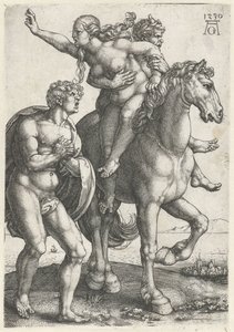 Únos ženy satyrem od Heinrich Aldegrever