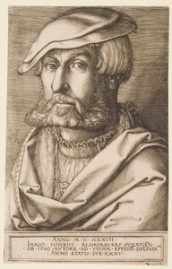 Autoportrét od Heinrich Aldegrever