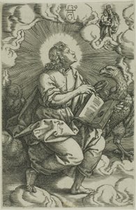 Svatý Jan ze Čtyř evangelistů od Heinrich Aldegrever